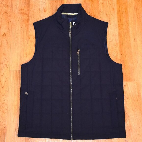 Orvis Other - Orvis Dark Blue Quilted Full Zip Vest Sz M